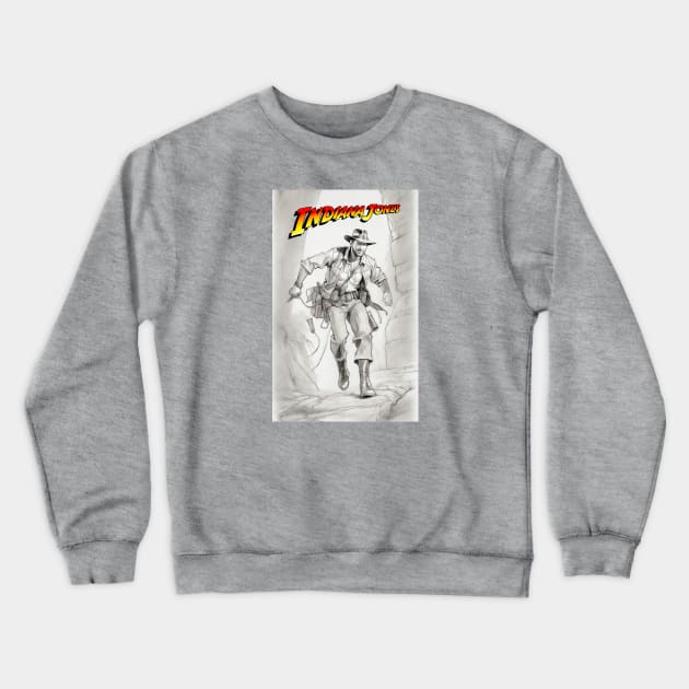 Indiana Jones - Adventure 2 Crewneck Sweatshirt by Buff Geeks Art